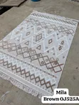 Customised Round Center Rug - Beige Modern Style - 3