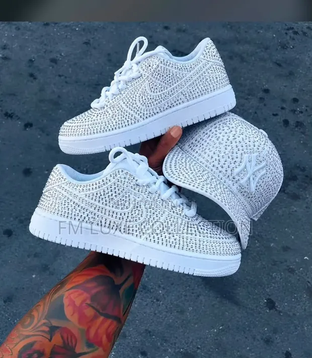 Nike Dunk Low Rhinestone Sneakers - 1