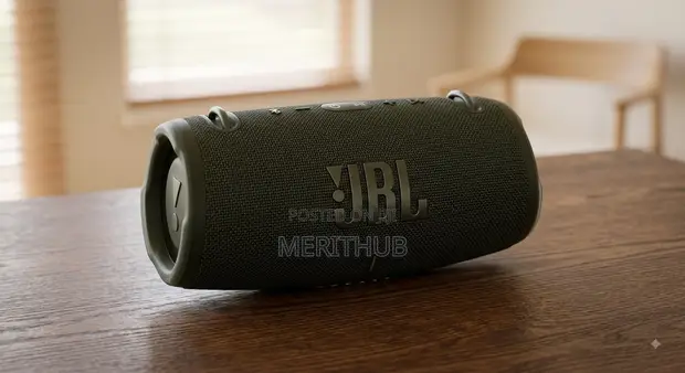 JBL Flip 5 Portable Bluetooth Speaker - Dark Green (Used) - 1