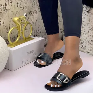 Charles & Keith Original Women's Leather Slippers