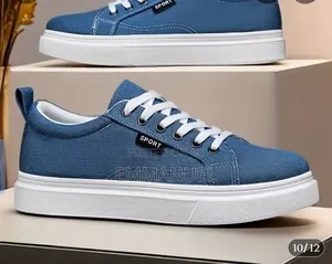 Hermes Men's Blue Sneakers - Size 39-44.5