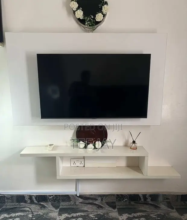 TV Console Mai Hasken LED - Fari - 1