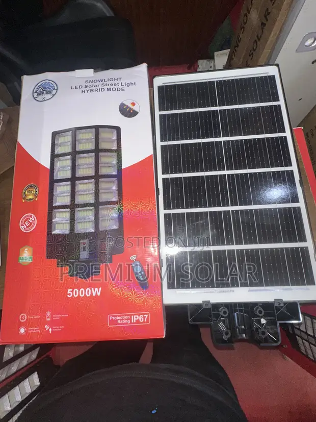5000W Duk-a-Cikin-Daya Hasken Titin Rana - 1