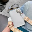Pinkah Slim Water Bottle with Crocodile Embossed Pouch - 2