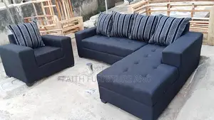 Sabon Baƙar Sofa Set - Mai Zama 6