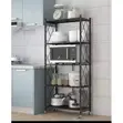 5-Layer Foldable Stainless Steel Storage Rack - 2