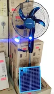 Charweek Solar Rechargeable Standing Fan - 1