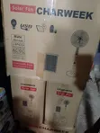 Charweek Solar Rechargeable Standing Fan - 2