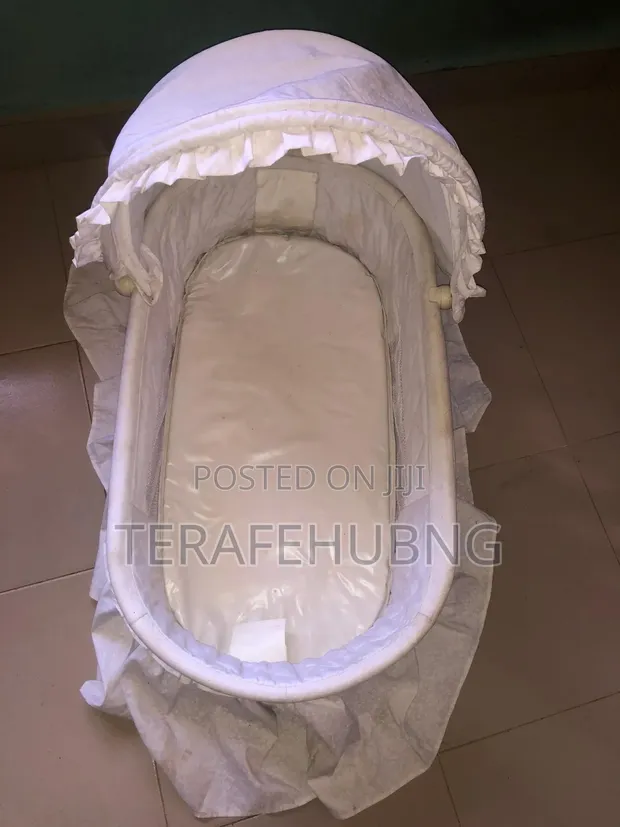 Mothercare Baby Bassinet Bed - White - 1