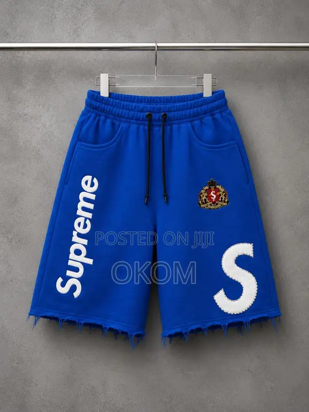Supreme Luxury Three Quarter Jogger Shorts - 1