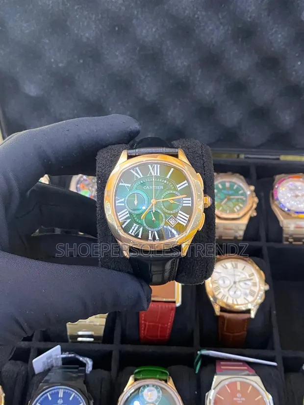 Cartier Leather Strap Wristwatches - 2 Colours - 1