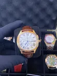 Cartier Leather Strap Wristwatches - 2 Colours - 2