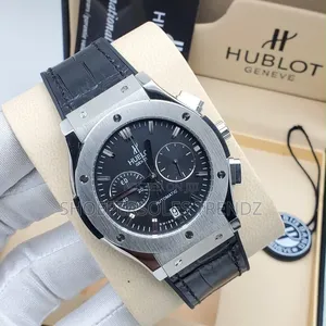 Hublot Automatic Leather Strap Watch
