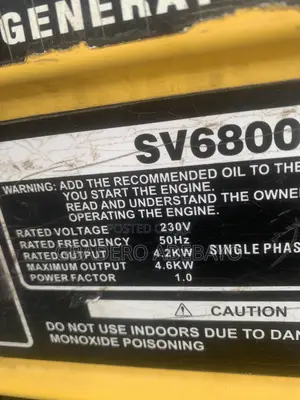 Elepaq 4.5kva Janator - An Yi Amfani Da Shi