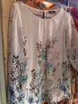 AKT Clothing Women's Red Chiffon Blouse XXL - 3
