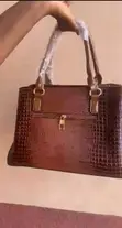 Jakar Hannun Mata ta Gaskiyar Fata - Brown - 3