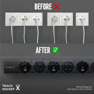 Modern Power Track Socket