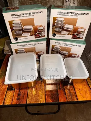 3pcs Stainless Steel Food Storage Containers