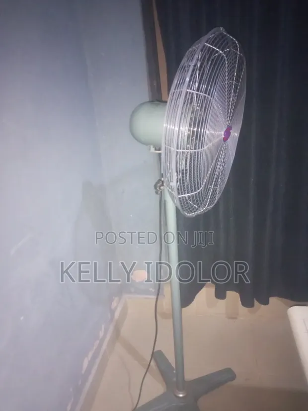 Ox Standing Fan - Silver - 1