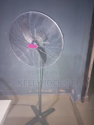 Ox Standing Fan - Silver
