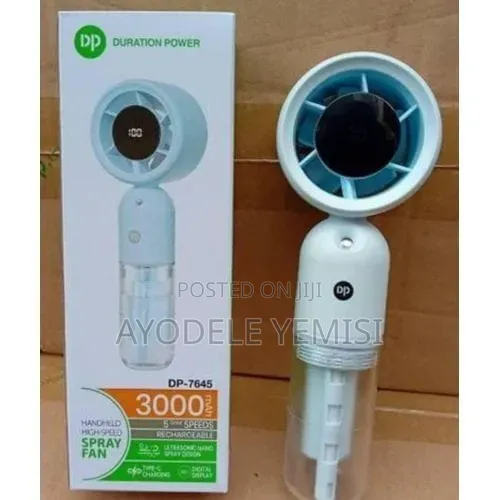DP Rechargeable Handheld Mist Fan - 1