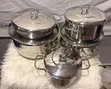 Korkmaz Stainless Steel Pot Set - 9 Pieces - 2