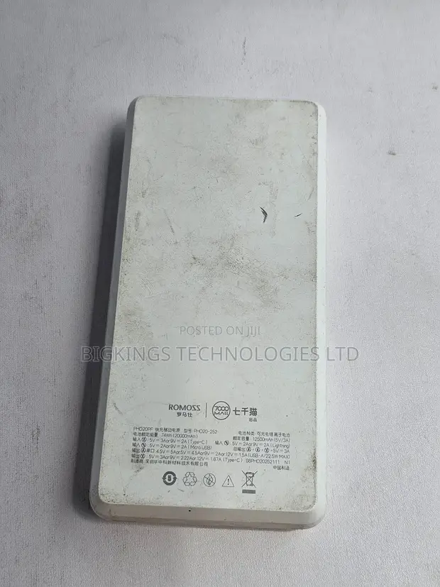 Used Romoss PHC20PF 20,000mAh Fast-Charging Power Bank - 1