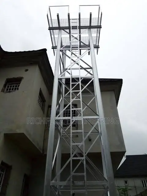 40ft Overhead Tank Stand Construction - 1