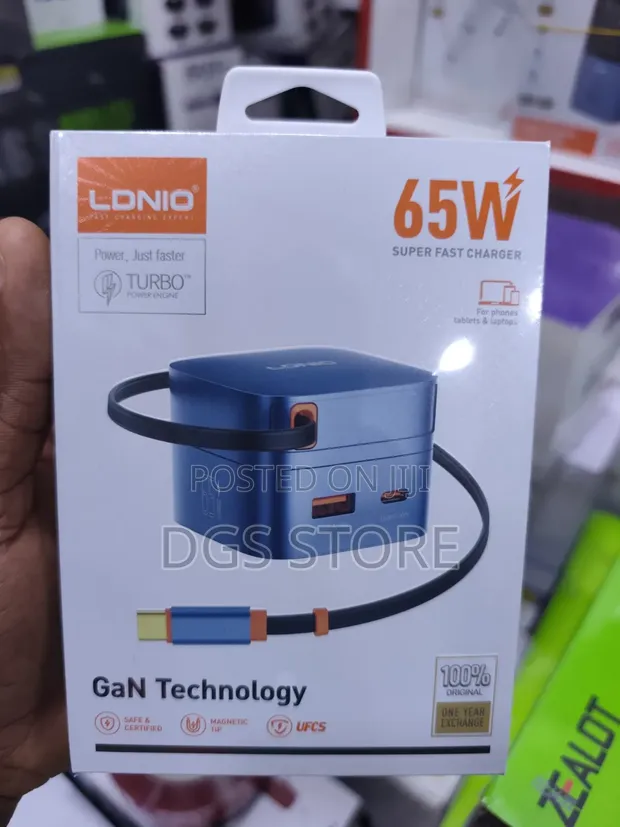 LDNIO Q10 GaN 65W Super Fast Charger - 1
