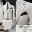 Bilbao Men's Brown Formal Suit - 1