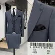 Quality Bilbao 3-Piece Men's Suit - Ash - 1