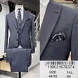 Quality Bilbao 3-Piece Men's Suit - Ash - 2