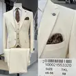 Elitman 3-Piece Turkey Suit - Tan - 1