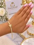 Harrietta Shop: Elegant Luxury Diamond-Cut Butterfly Bracelet - 5