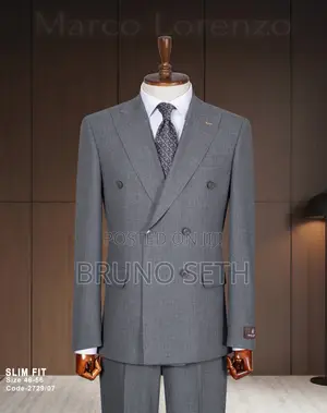 Bilbao Grey Formal Suits - Men's Ash