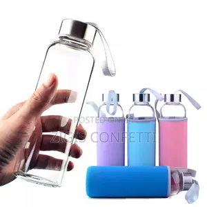 Babban Gilashin 300ml Mai Rufe Bakin Karfe