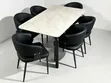 Home Interiors 6-Seater Marble Dining Set - 2