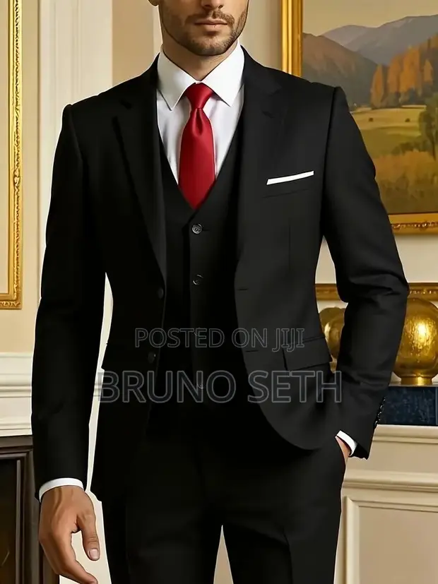 Elitman 2-Piece Black Formal Suit - 1