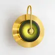 Modern Gold & Black LED Bedside Wall Lamp - 1