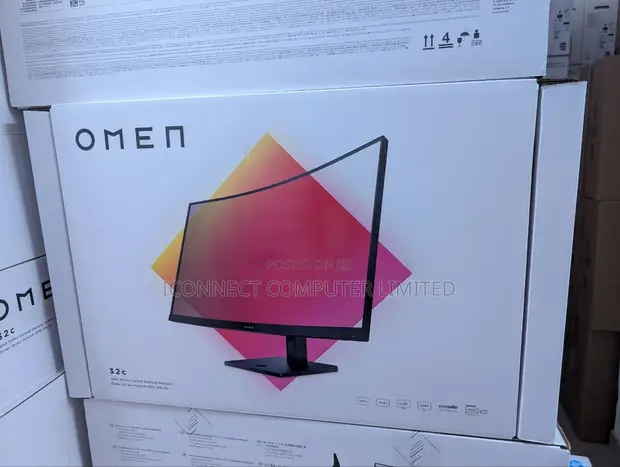 OMEN by HP 32c 31.5" QHD 165Hz Curved Gaming Monitor - 1