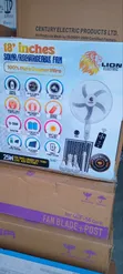 Lion 18-Inch Rechargeable Fan with Panel and Bulbs - 2