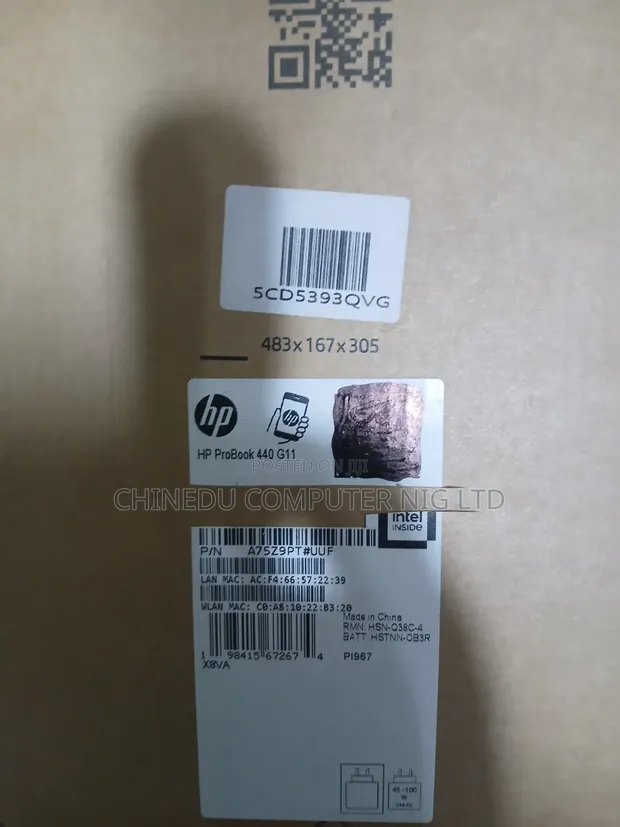 New HP ProBook 440 G11 Laptop: Intel Core Ultra 5, 8GB RAM, 512GB SSD - 1
