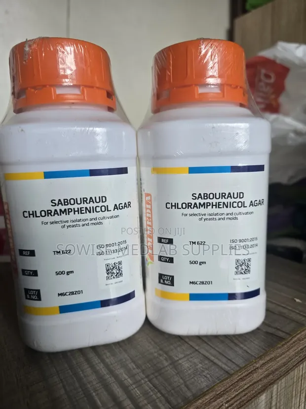 Sabouraud Chloramphenicol Agar - Media na Fungi & Yeast na Lab - 1