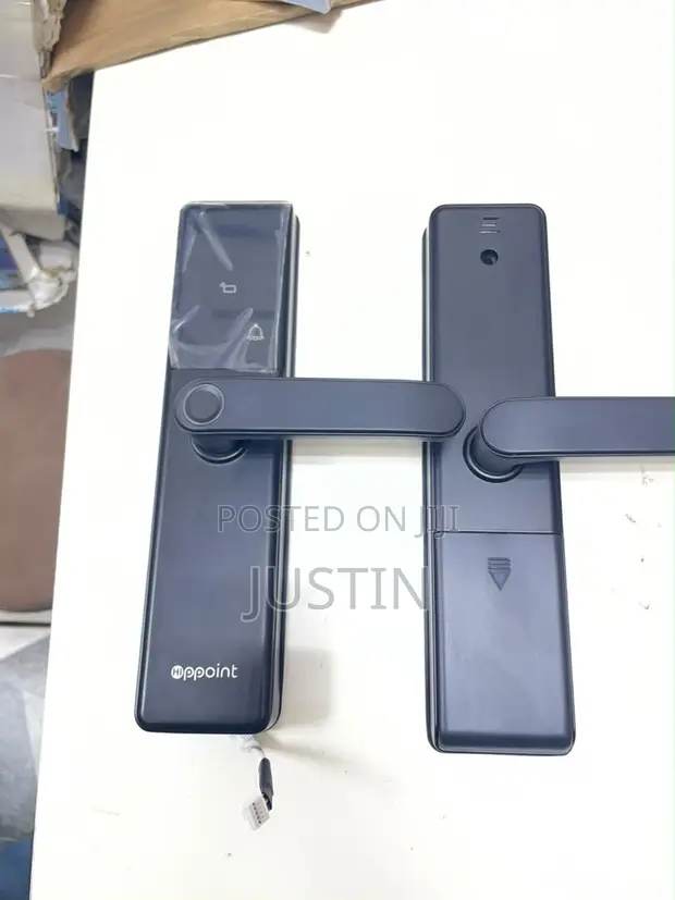 Intelligent Door Lock: Fingerprint, Passcode, Card, Key - 1
