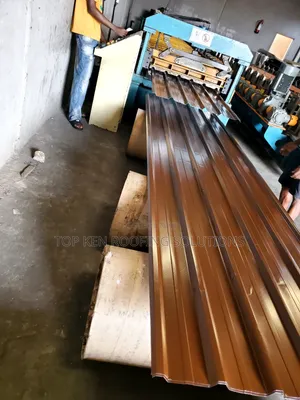 Tower Aluminium Oven Baked Roofing Sheet 0.50mm Nut Brown