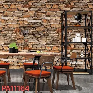 3D Brick Cleanable Wallpaper