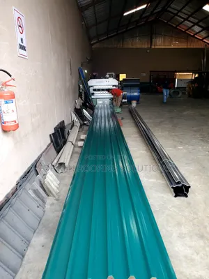 0.45mm Caliper Longspan Green Aluminium Roofing Sheet