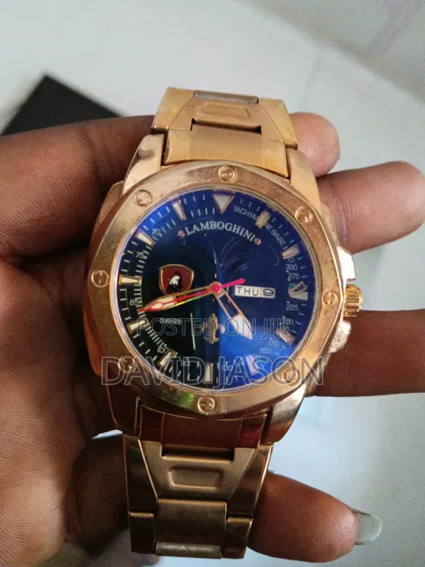 Lamborghini Water Resistant Men's Fashion Watch - 1