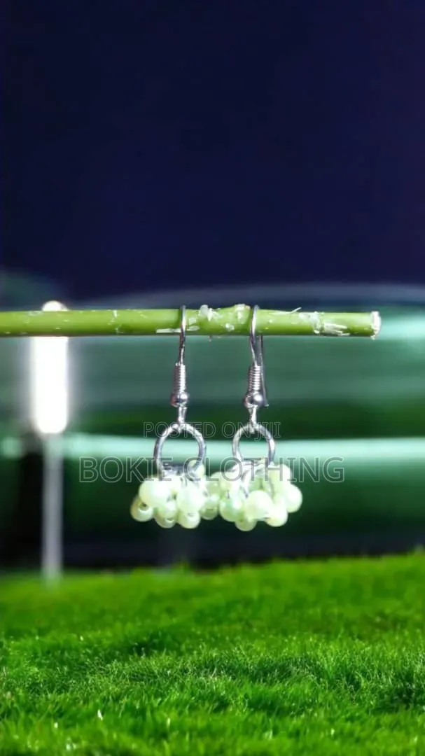 Handmade Earrings with Beads - 1