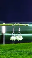 Handmade Earrings with Beads - 1